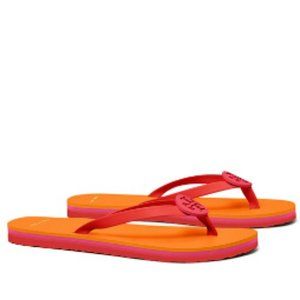 NWT/B~TORY BURCH~Mini Minnie Logo Flip Flops